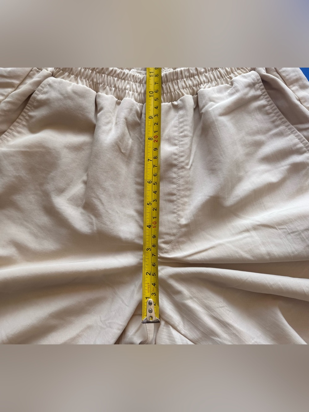 New Balance Made in USA Men’s S Cream Track Pants Lined Snap Cuffs - Picture 5 of 11